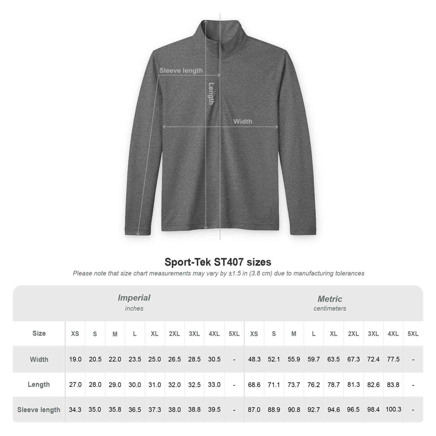 Quarter-Zip Pullover — Minimal Logo Performance Pullover