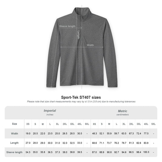Quarter-Zip Pullover — Minimal Logo Performance Pullover