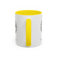 Accented Ceramic Mug with P.E.A.C.E. Logo | Support Large Breed Dog Rescue (11oz & 15oz)