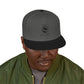 Embroidered Snapback Cap — Minimal Crest Streetwear Hat