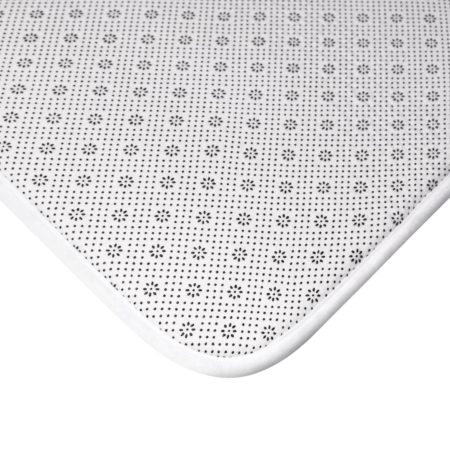 P.E.A.C.E. Canine Memorial Bath Mat – Dog Silhouette & Dove Tribute