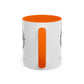 Accented Ceramic Mug with P.E.A.C.E. Logo | Support Large Breed Dog Rescue (11oz & 15oz)