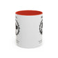 Accented Ceramic Mug with P.E.A.C.E. Logo | Support Large Breed Dog Rescue (11oz & 15oz)