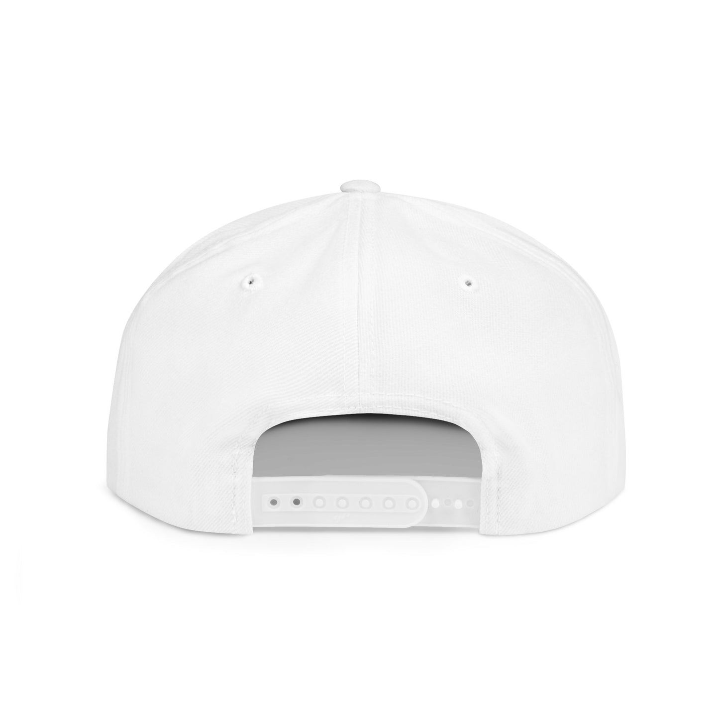 Peace Rescue Dog Flat Bill Snapback Hat — Animal Rescue & Adoption Tribute