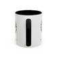 Accented Ceramic Mug with P.E.A.C.E. Logo | Support Large Breed Dog Rescue (11oz & 15oz)
