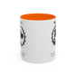 Accented Ceramic Mug with P.E.A.C.E. Logo | Support Large Breed Dog Rescue (11oz & 15oz)