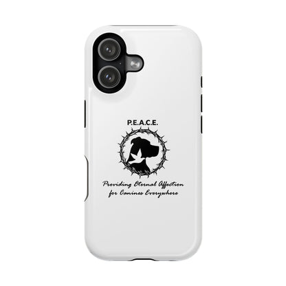 Phone Case — P.E.A.C.E. Logo Magnetic Impact-Resistant Case (Providing Eternal Affection for Canines Everywhere)