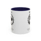 Accented Ceramic Mug with P.E.A.C.E. Logo | Support Large Breed Dog Rescue (11oz & 15oz)