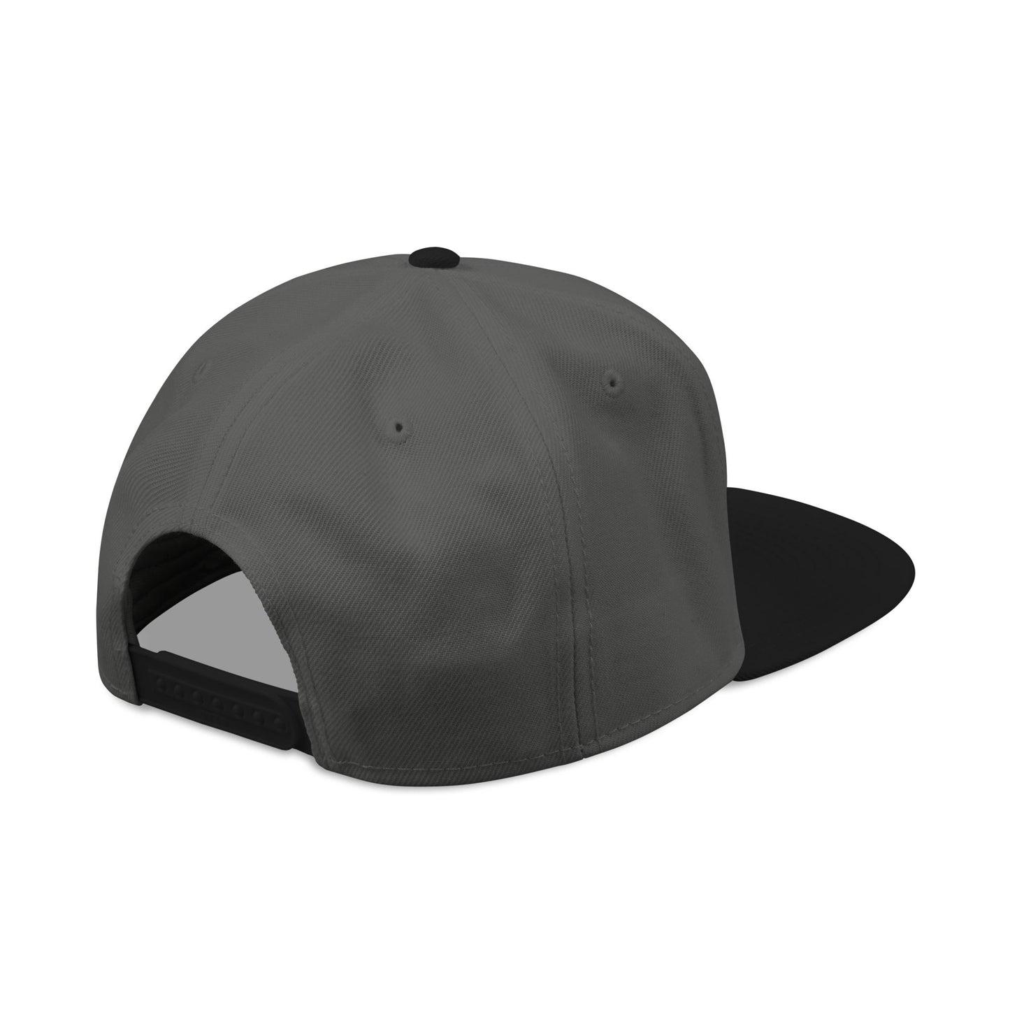Embroidered Snapback Cap — Minimal Crest Streetwear Hat