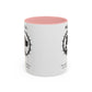 Accented Ceramic Mug with P.E.A.C.E. Logo | Support Large Breed Dog Rescue (11oz & 15oz)