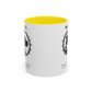 Accented Ceramic Mug with P.E.A.C.E. Logo | Support Large Breed Dog Rescue (11oz & 15oz)