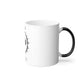 P.E.A.C.E. Color-Changing Mug — Canine Silhouette & Dove Design (11oz)